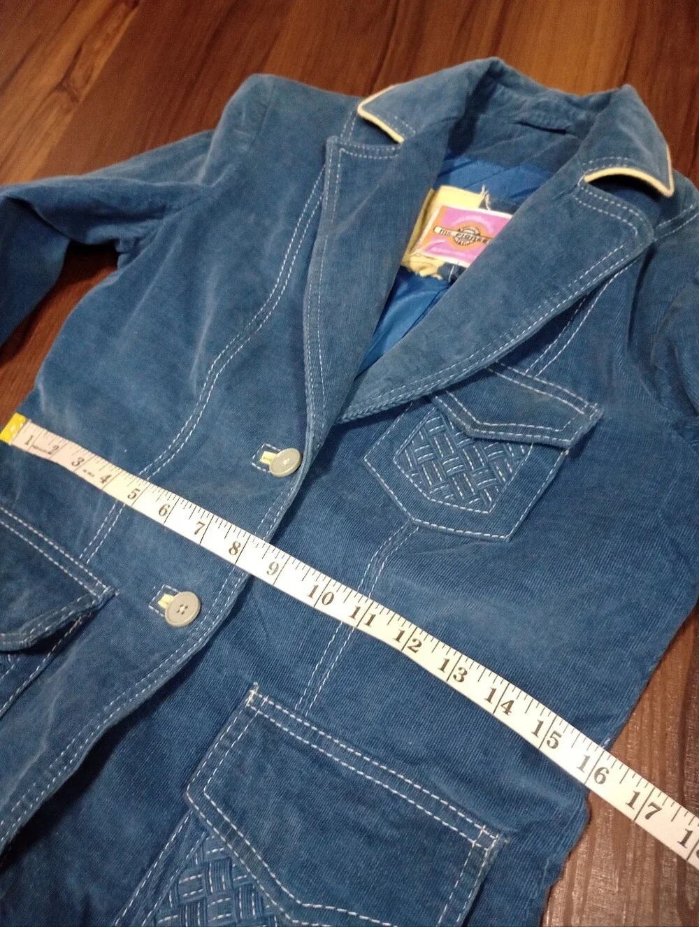 Vintage 70s MS. Pioneer Corduroy Western Jacket Retro